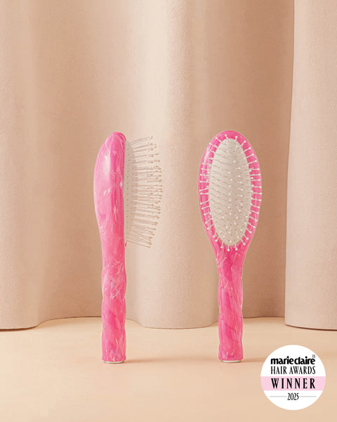Roseanna x La Bonne Brosse N.04 The Small Massaging Detangling Hairbrush The Miracle Pink Salty Gelato  - Image 1