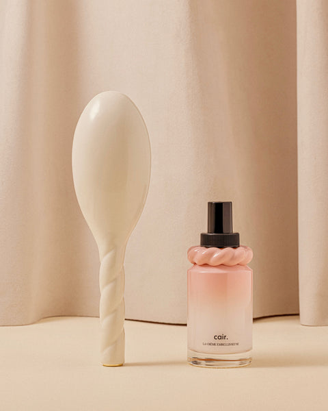 Radiance Duo: La Bonne Brosse Creamy White and the Leave-in Beauty Cream - Image 1