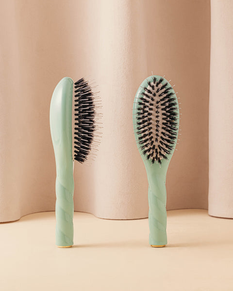 Limited Edition N.02 The Small Care & Detangling Hairbrush The Essential Lagoon Blue - Image 1