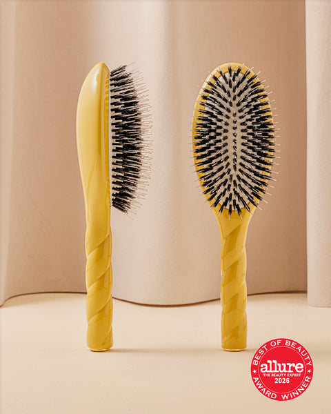 N.02 The Care & Detangling HairBrush The Essential Saffron Yellow - Image 1