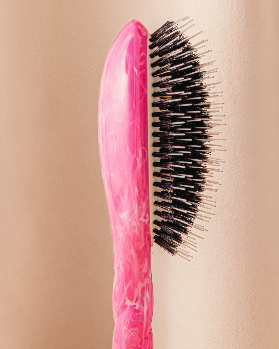 Roseanna x La Bonne Brosse N.02 La Brosse Démêlante & Soin l'Indispensable Tie & Dye Rose