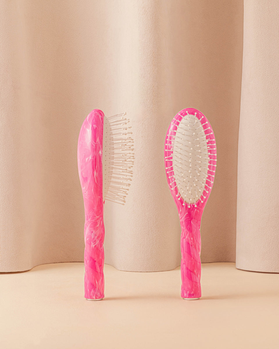 Duo : La Petite Brosse Salty Gelato Rose et son Pochon