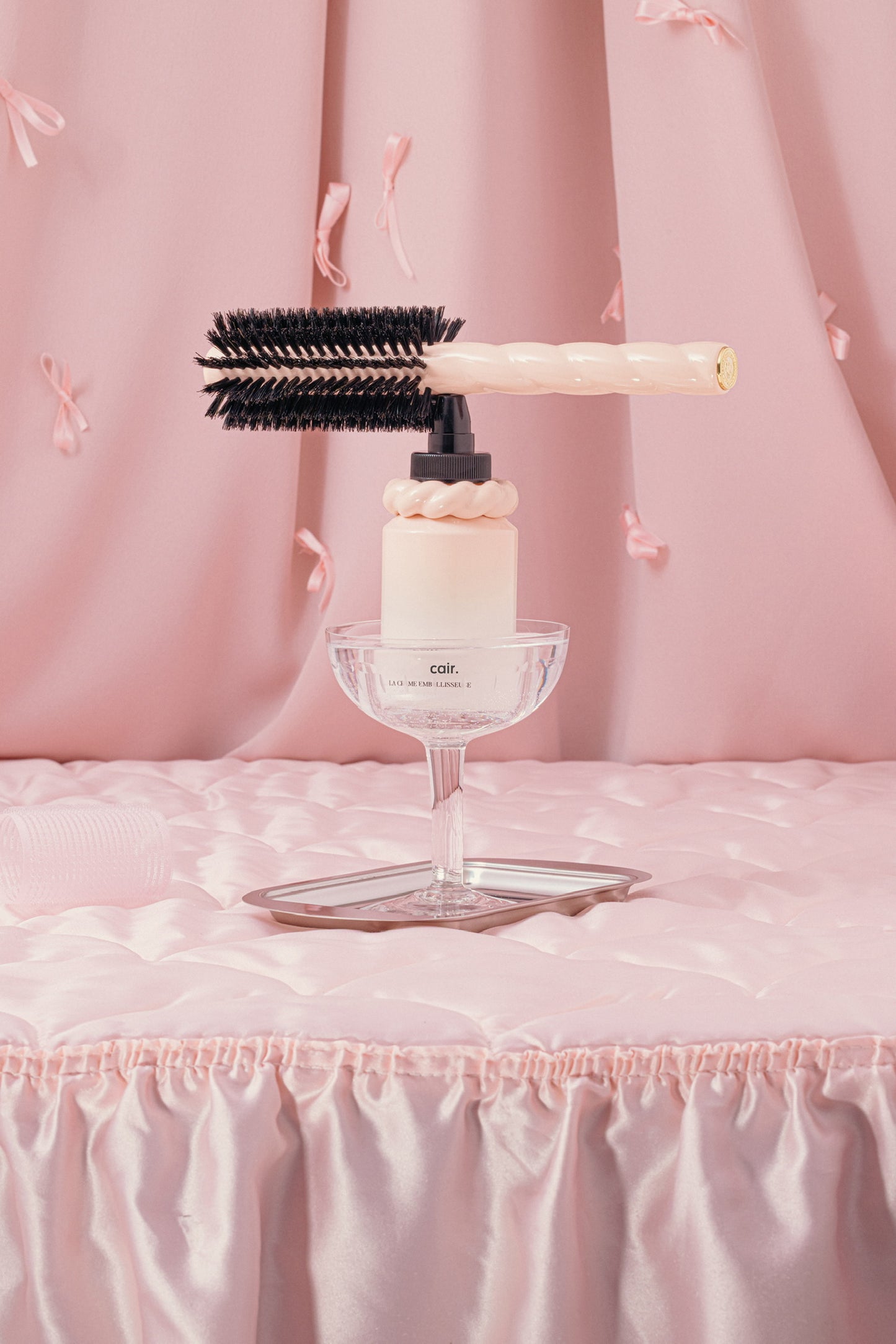 Volume Duo: The N.08 Powder Pink Brush & the Leave-in Beauty Cream