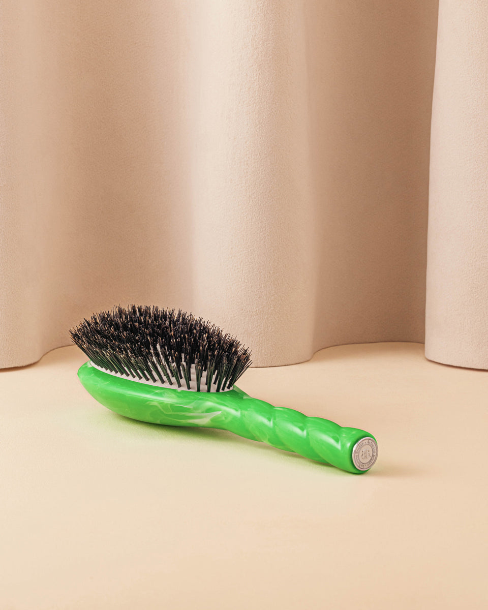 Roseanna x La Bonne Brosse N.01 La Brosse Brillance & Soin l'Universelle Tie & Dye Vert