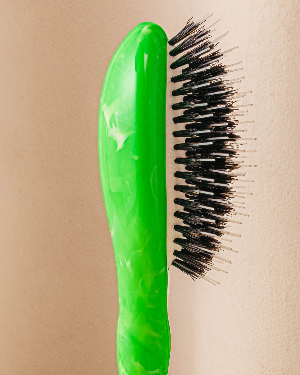Roseanna x La Bonne Brosse N.02 Die Kleine Bürste Unverzichtbare Entwirrung und Pflege Tie & Dye Grün