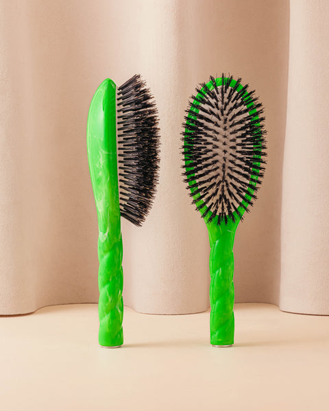 Roseanna x La Bonne Brosse N.01 The Shine & Care Hairbrush The Universal Green Tie & Dye - Image 1