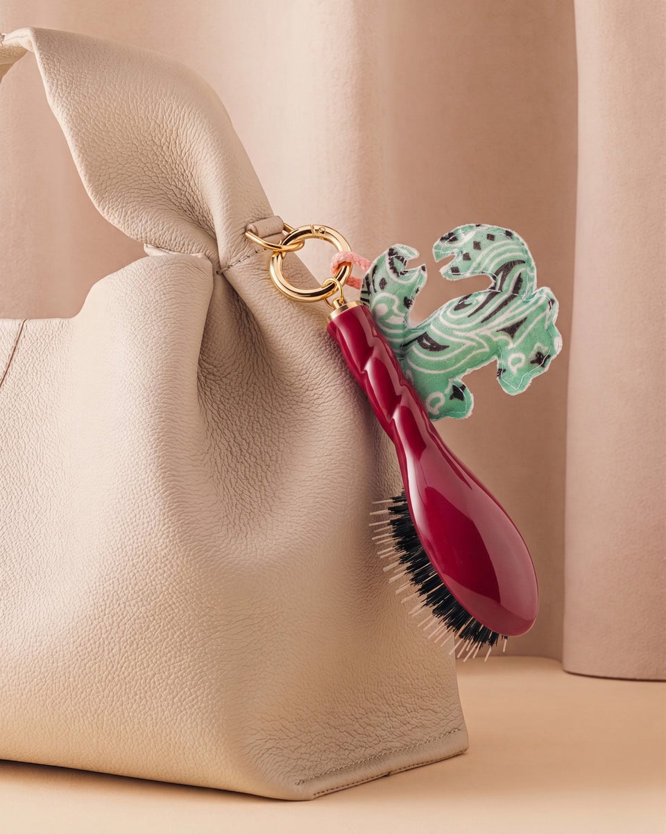 Call It By Your Name x La Bonne Brosse Duo: Micro Hairbrush N.02 Cherry Red and its Charm