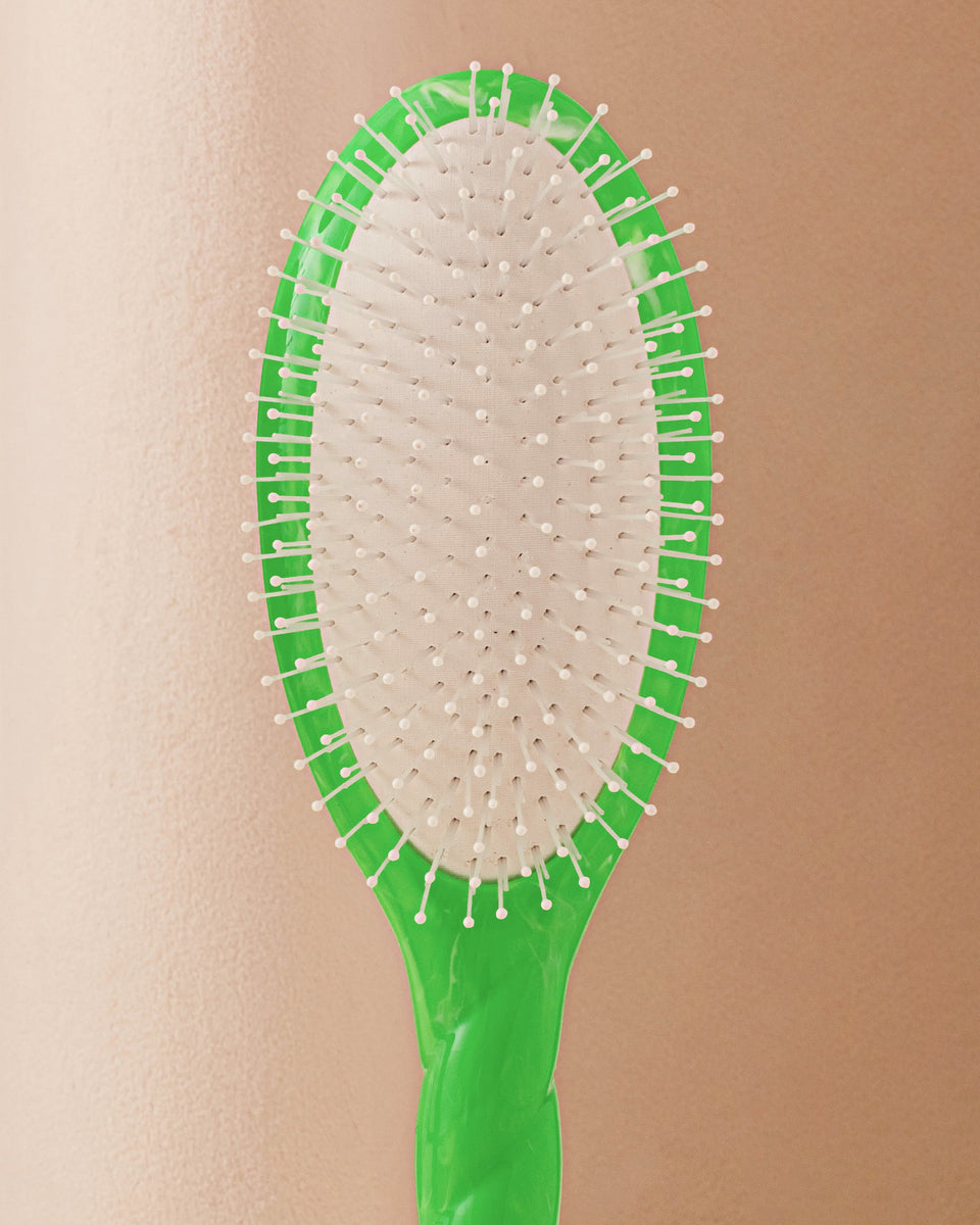 Roseanna x La Bonne Brosse N.04 La Brosse Démêlante & Massante La Miracle Tie & Dye Vert