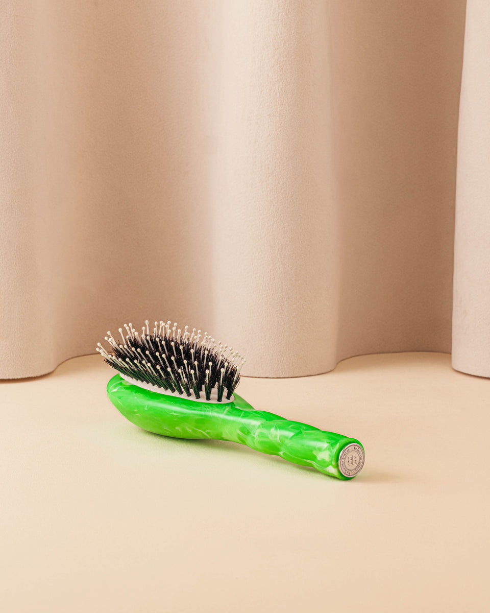 Roseanna x La Bonne Brosse N.03 La Petite Brosse Cuir Chevelu Sensible l'Indispensable Douceur Tie & Dye Vert