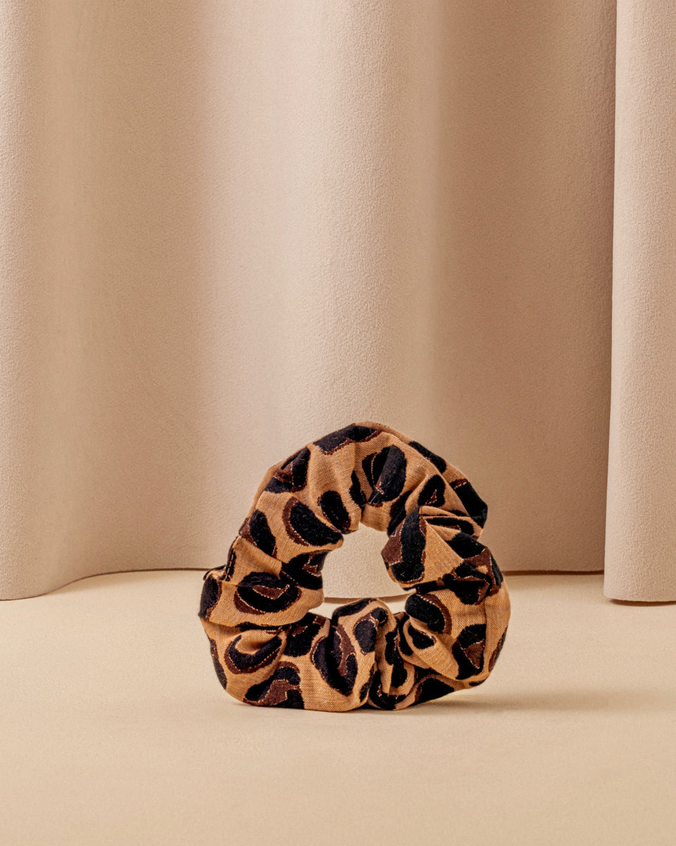 Balzac Paris x La Bonne Brosse The Leopard Scrunchie