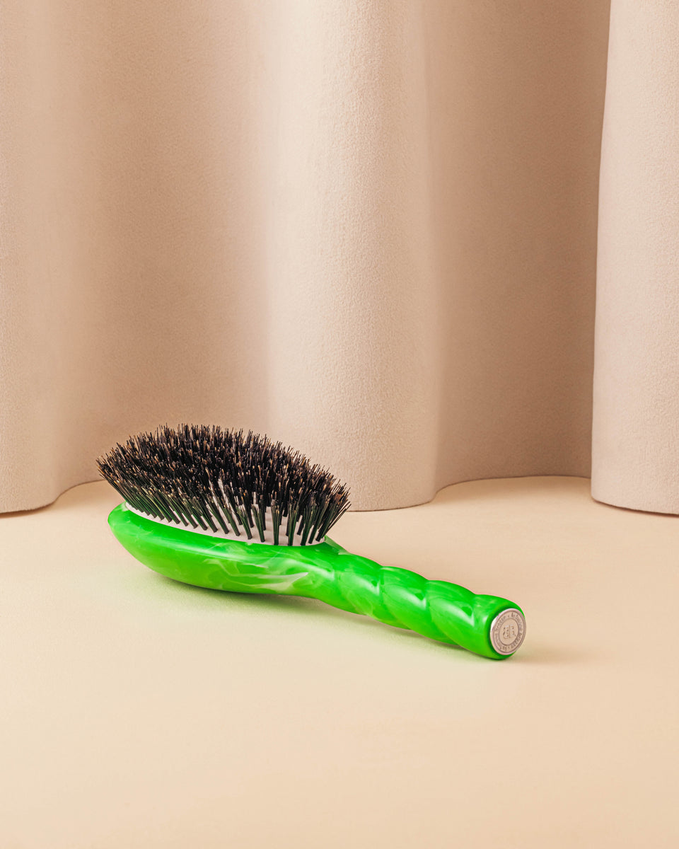 Roseanna x La Bonne Brosse N.01 La Brosse Brillance & Soin l'Universelle Tie & Dye Vert