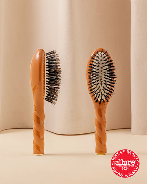 N.01 The Small Shine & Care Hair Brush THE UNIVERSAL Terracotta - Image 1