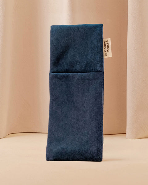 La Pochette "Grande Brosse" Bleu Nuit - Image 1