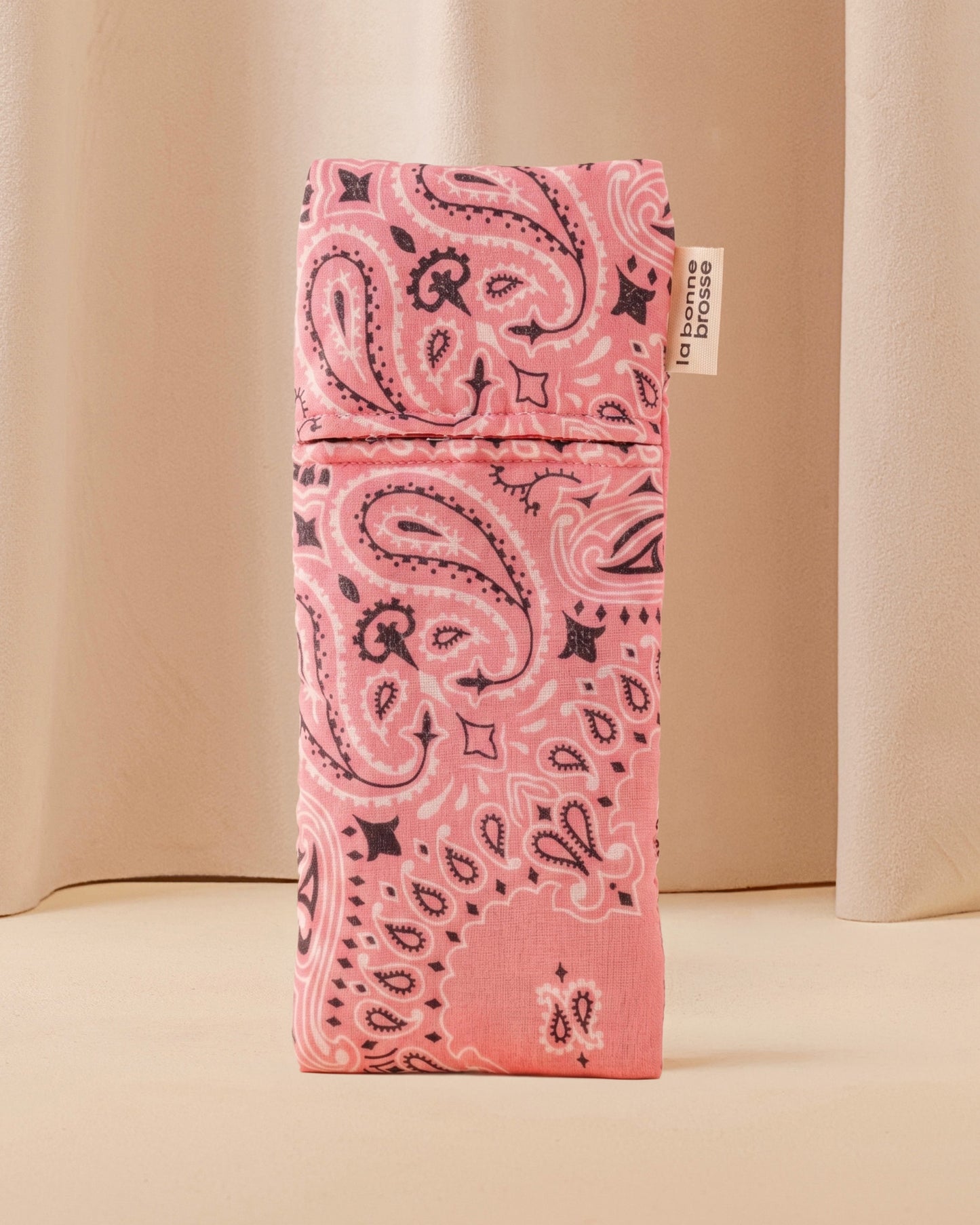 Call It By Your Name x La Bonne Brosse Powder Pink Large Brush Pouch 
