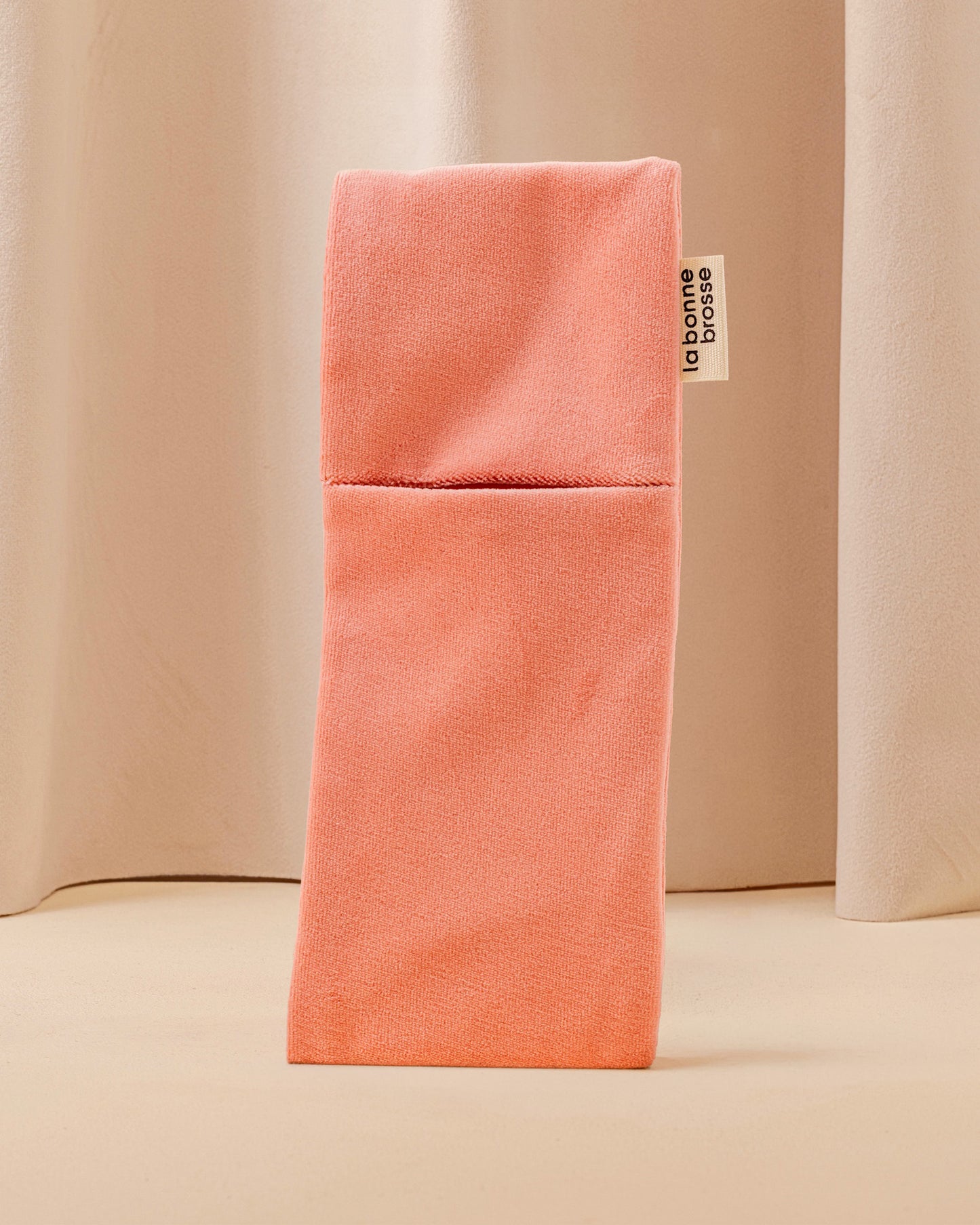 ‘Large HairBrush’ Pouch Coral
