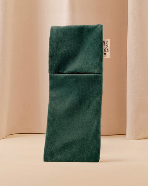 La Pochette "Grande Brosse" Vert Émeraude - Image 1