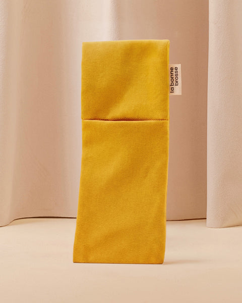 La Pochette "Grande Brosse" Jaune Safran - Image 1