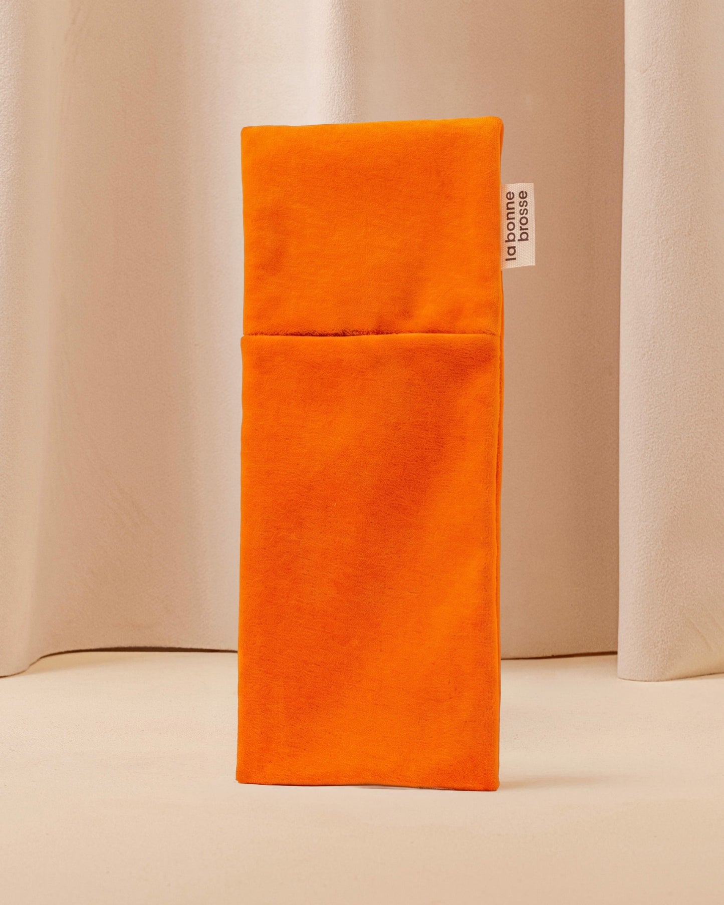 ‘Large HairBrush’ Pouch Orange Seventies