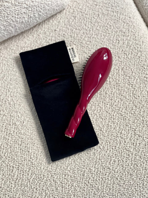 ‘Small Hair Brush’ Pouch Black  - Image 2