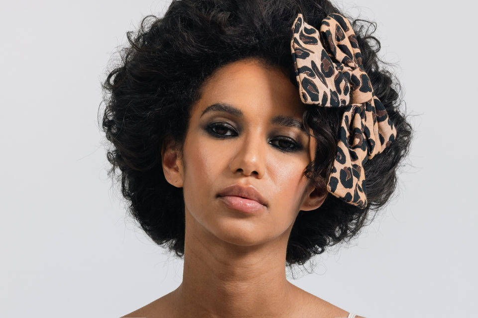 Balzac Paris x La Bonne Brosse Leopard Hair Bow