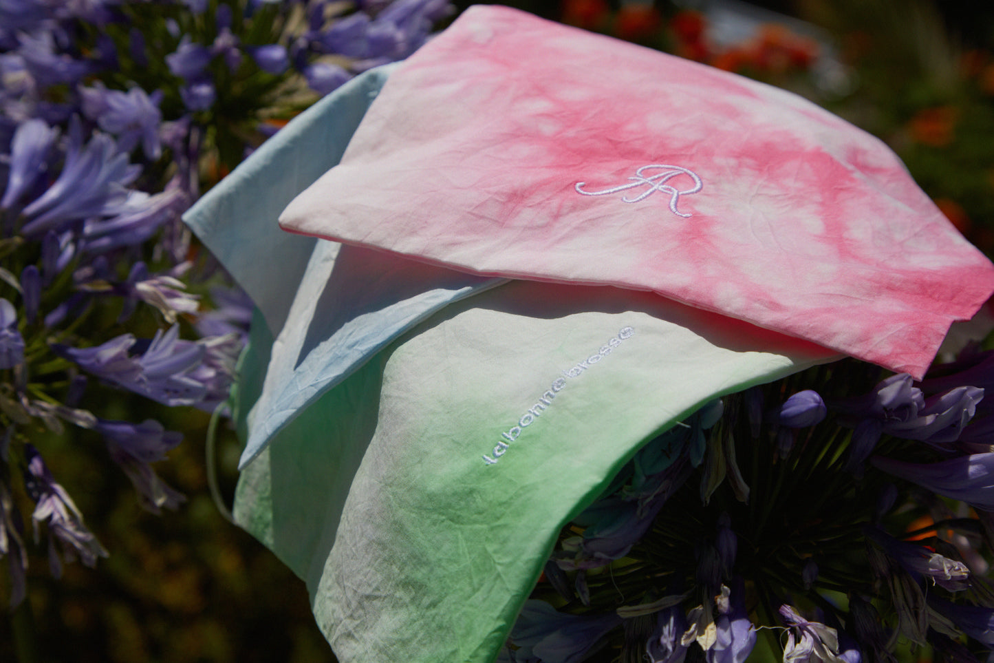 Roseanna x La Bonne Brosse Pochon Tie & Dye Vert