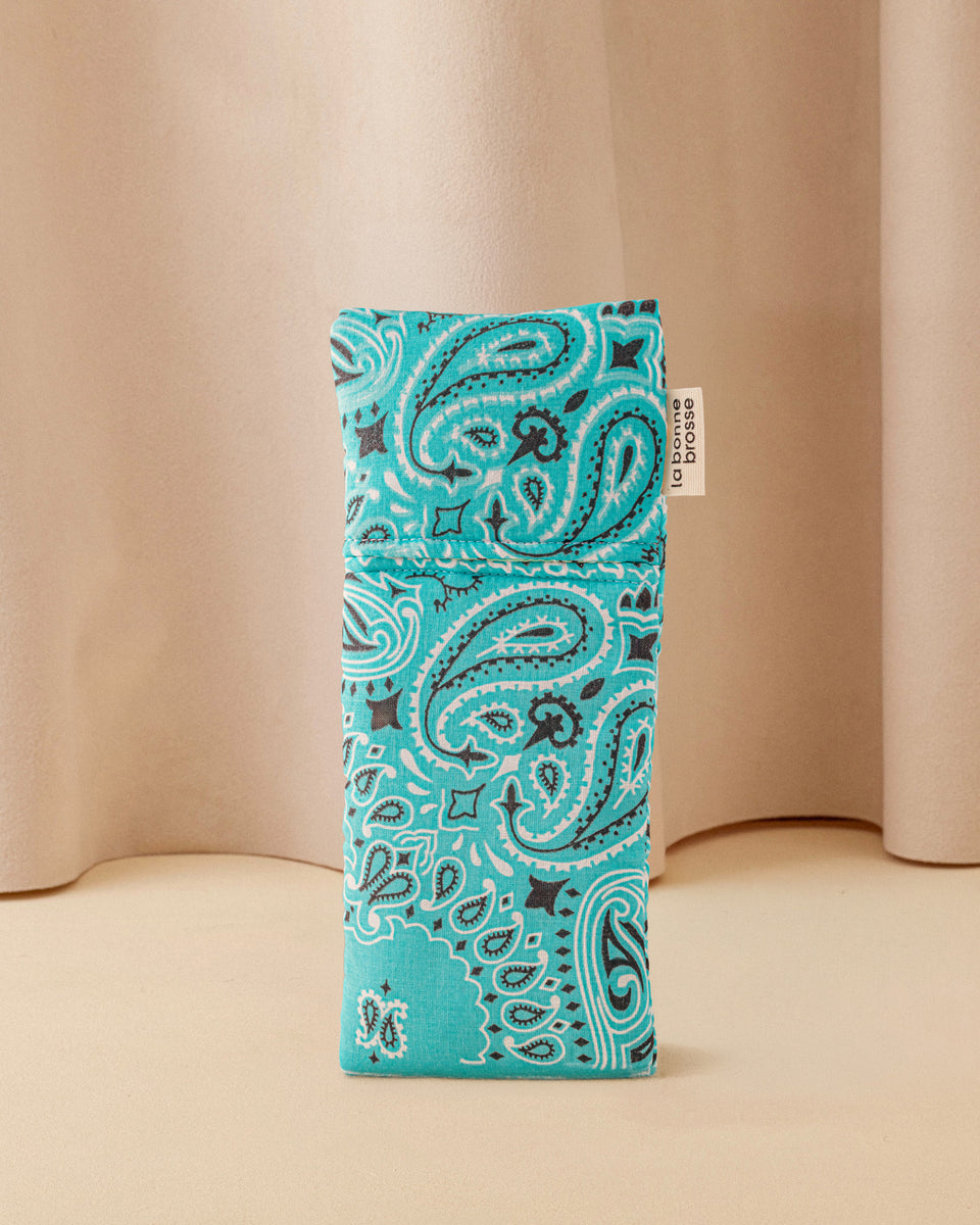 Call It By Your Name x La Bonne Brosse Light Blue Small Brush Pouch
