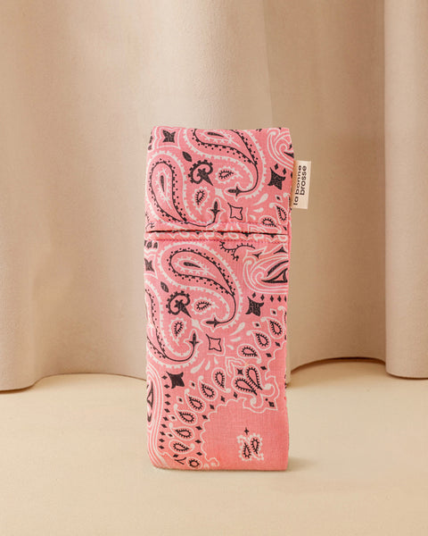 Call It By Your Name x La Bonne Brosse Powder Pink Small Brush Pouch - Image 1