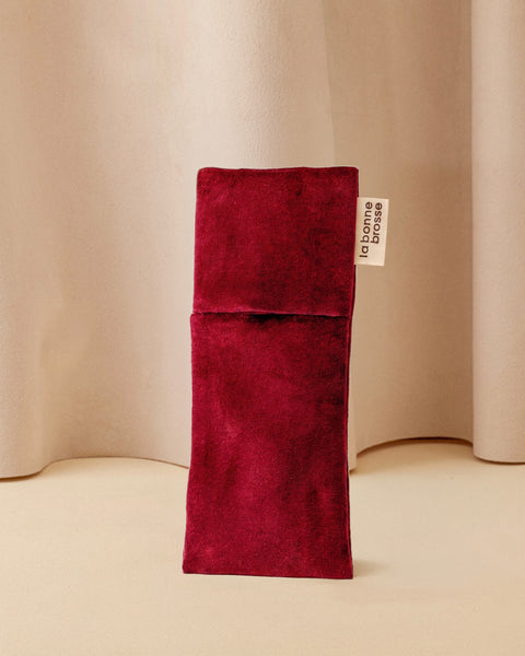 ‘Small HairBrush’ Pouch Cherry Red - Image 1