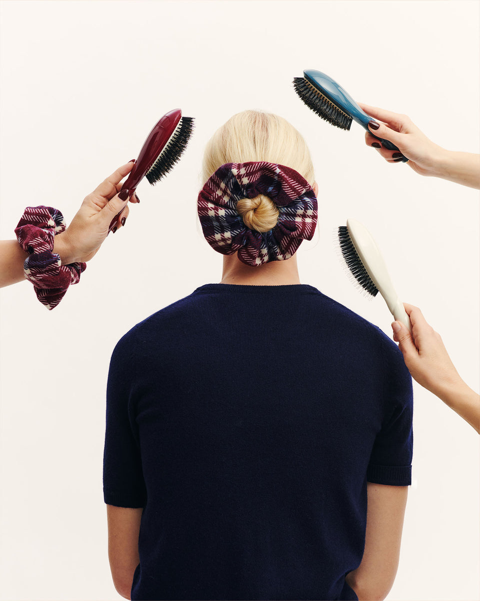 Bompard x La Bonne Brosse – Il Grande Elastico per capelli tartan
