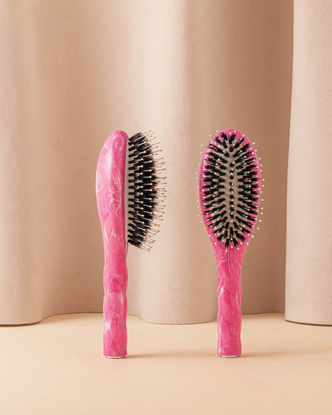 Roseanna x La Bonne Brosse N.03 The Small Gentle Scalp Care Hairbrush The Essential Softness Pink Salty Gelato - Image 1