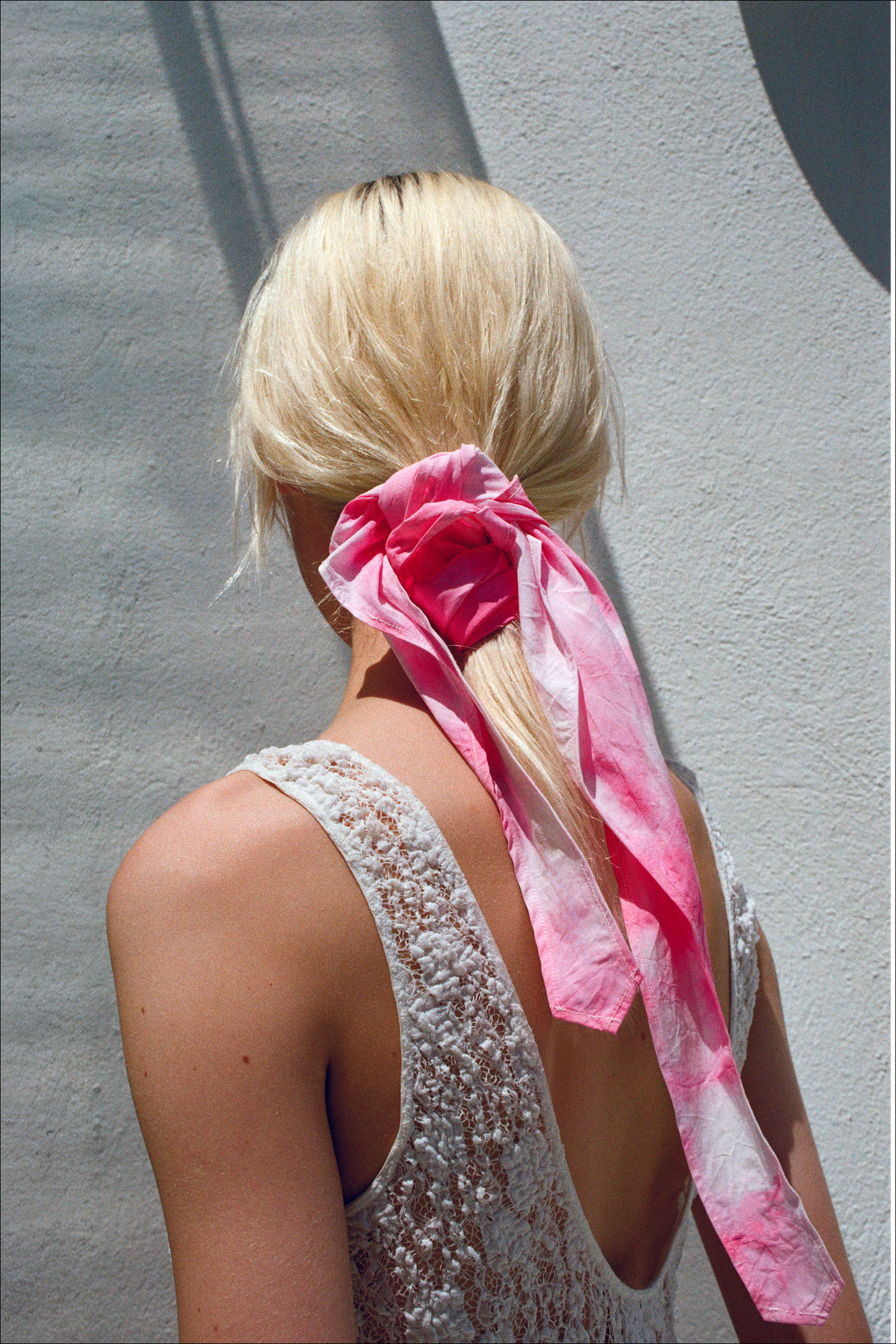 Roseanna x La Bonne Brosse das Kopftuch Tie & Dye Rosa