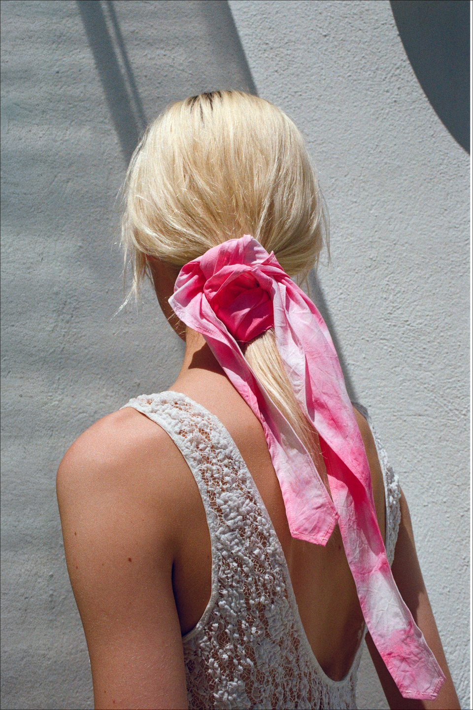 Roseanna x La Bonne Brosse das Kopftuch Tie & Dye Rosa