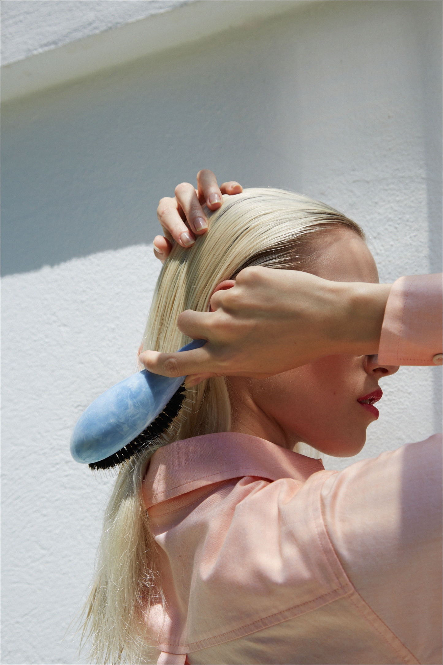 Roseanna x La Bonne Brosse N.03 Die Kleine Bürste Unverzichtbare Sanftheit Tie & Dye Blau
