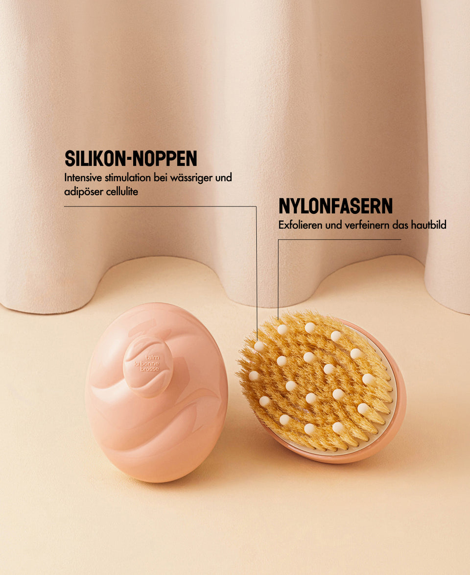 Talm x La Bonne Brosse N.02 Die Körperbürste für normale Haut in Puderrosa