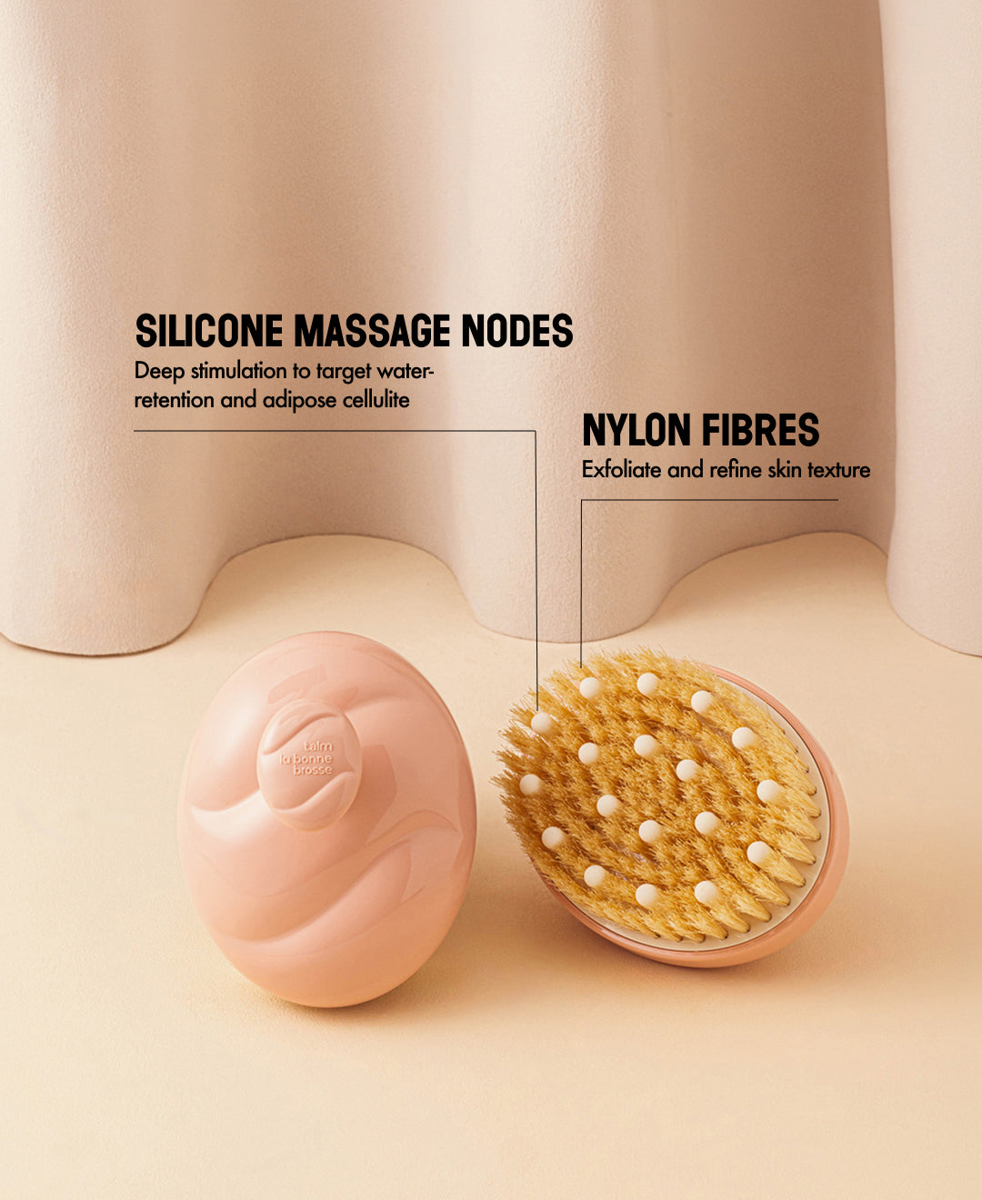 TALM x La Bonne Brosse Duo: N.02 The Normal Skin Body Brush and its Powder Pink Pouch