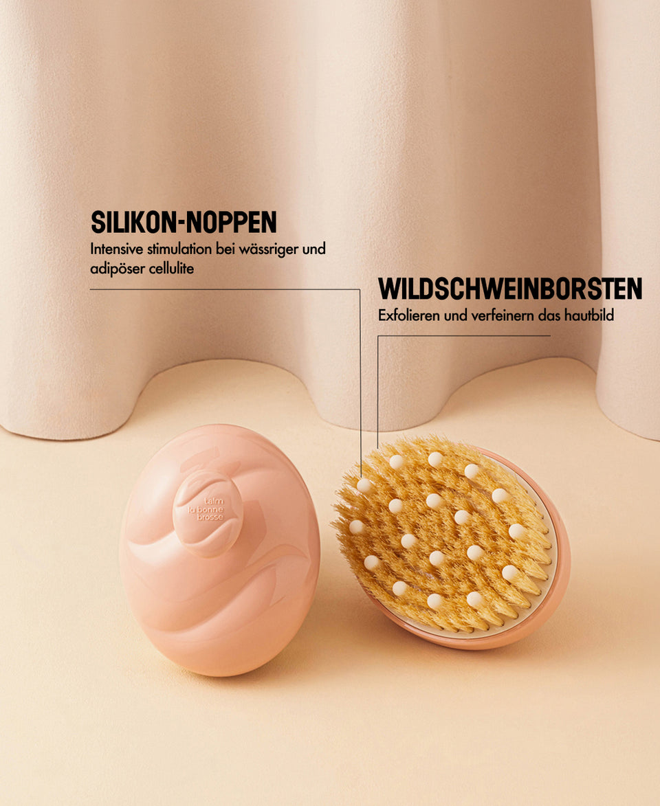 Talm x La Bonne Brosse N.02 Körperbürste für normale Haut – Puderrosa