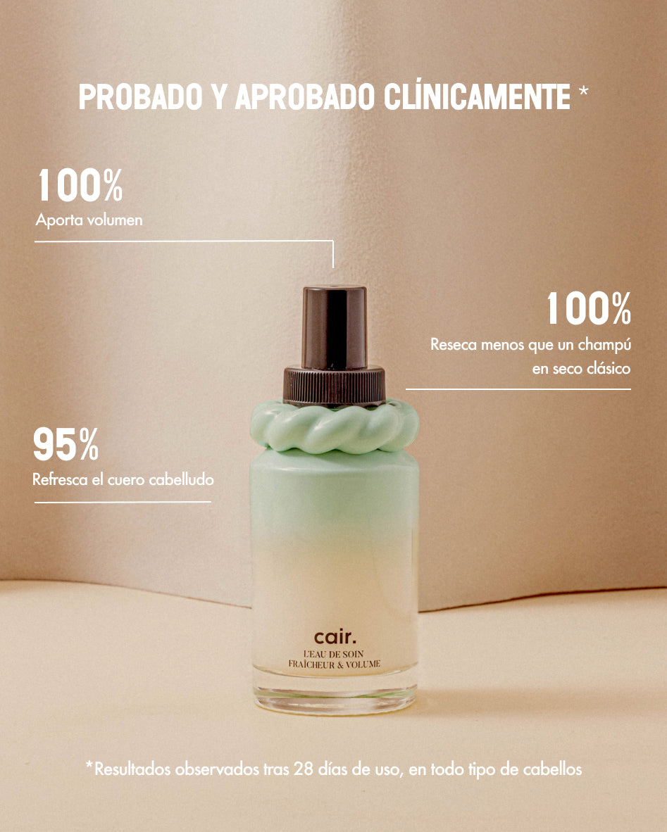 Spray capilar refrescante y voluminizador