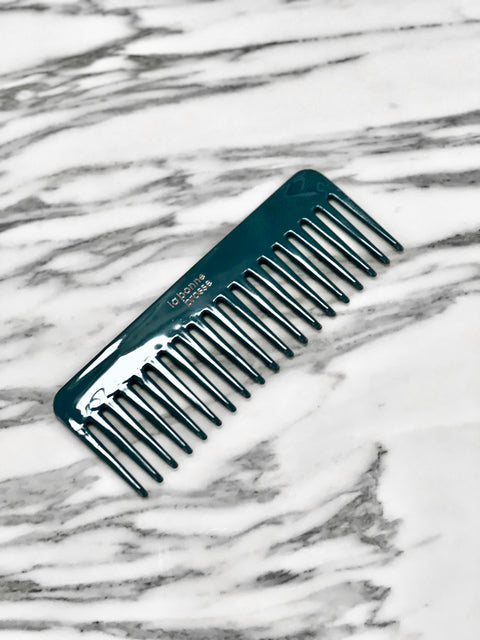 The Large Detangling Comb in Acetate Blue - Image 1
