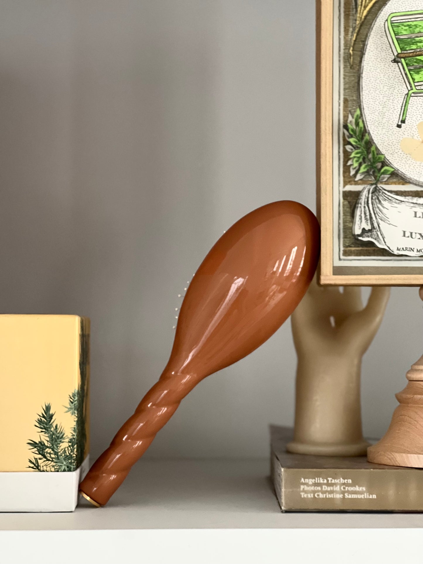 N.04 The Massaging Detangling Hair Brush THE MIRACLE Terracotta