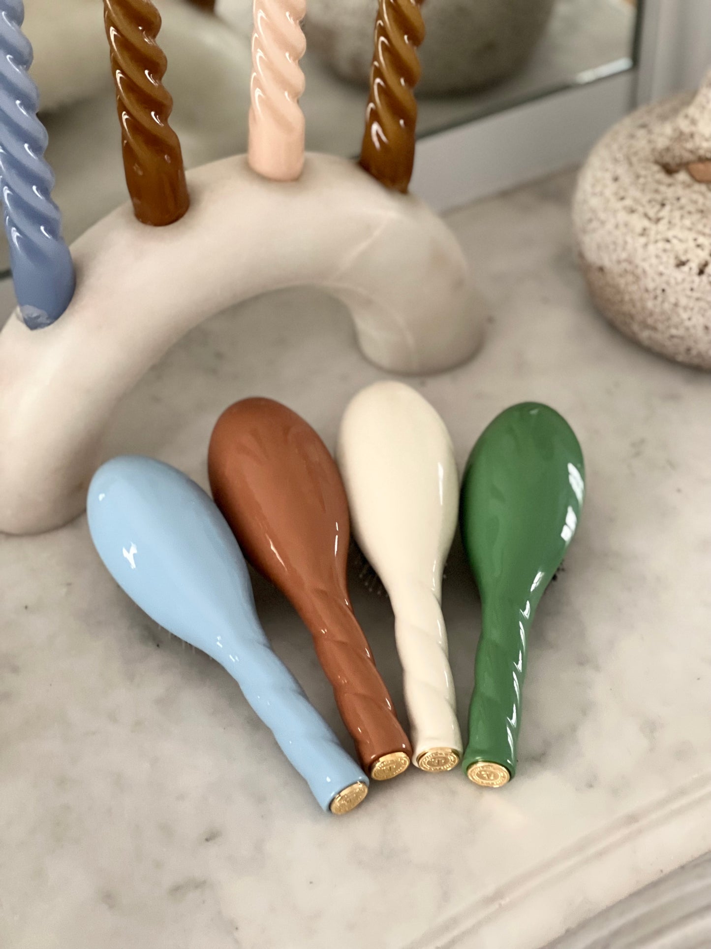 N.02 The Small Care & Detangling Hair Brush THE ESSENTIAL Terracotta