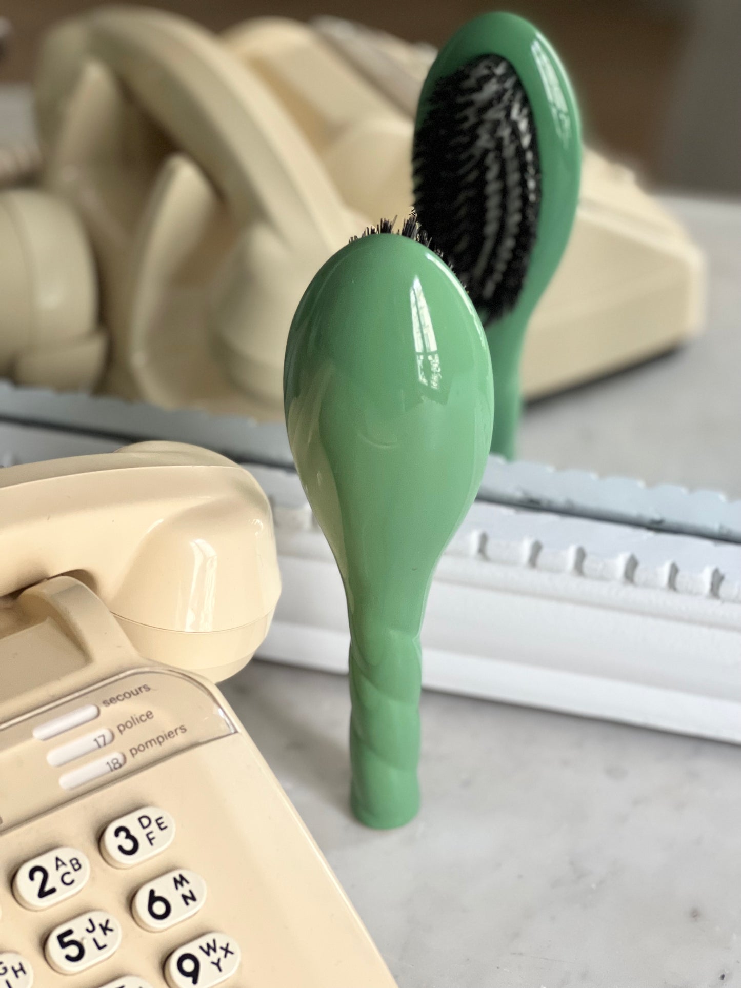 N.01 La Petite Brosse Brillance & Soin l’Universelle Vert Amande