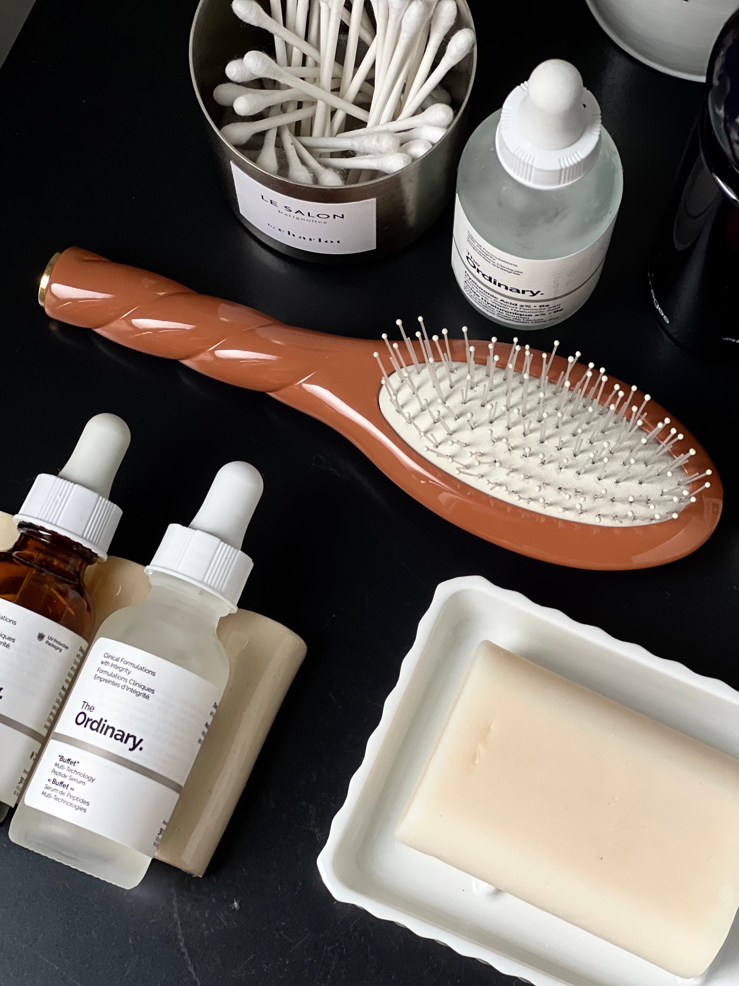 N.04 The Small Massaging Detangling Hair Brush THE MIRACLE Terracotta 